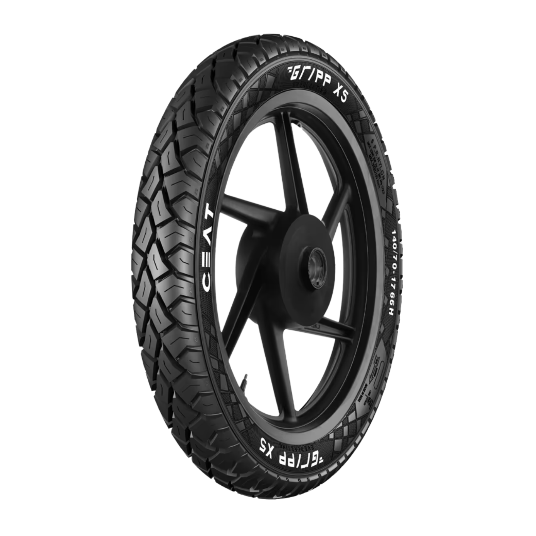 Pneu p/ moto aro 18 * 2.75-18 - diant. titan125/150/ybr125 (gripp x5) c/câm
